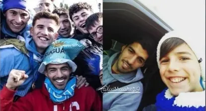 Facundo González y Luis Suárez