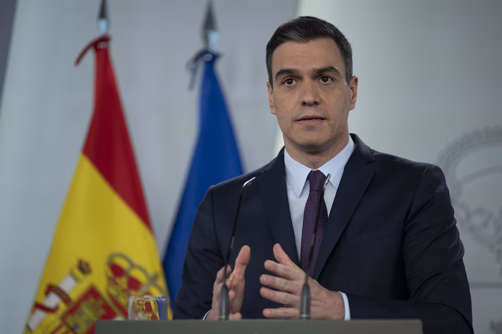 El presidente del Gobierno de España, Pedro Sánchez