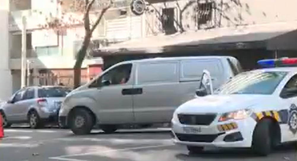 El hombre fue atendido en el lugar por un equipo de emergencia médica