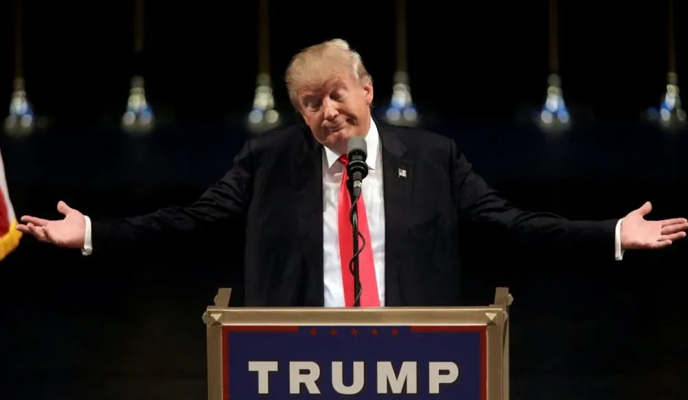 Donald Trump en un Hotel en Las Vegas durante su campaña electoral en Estados Unidos.