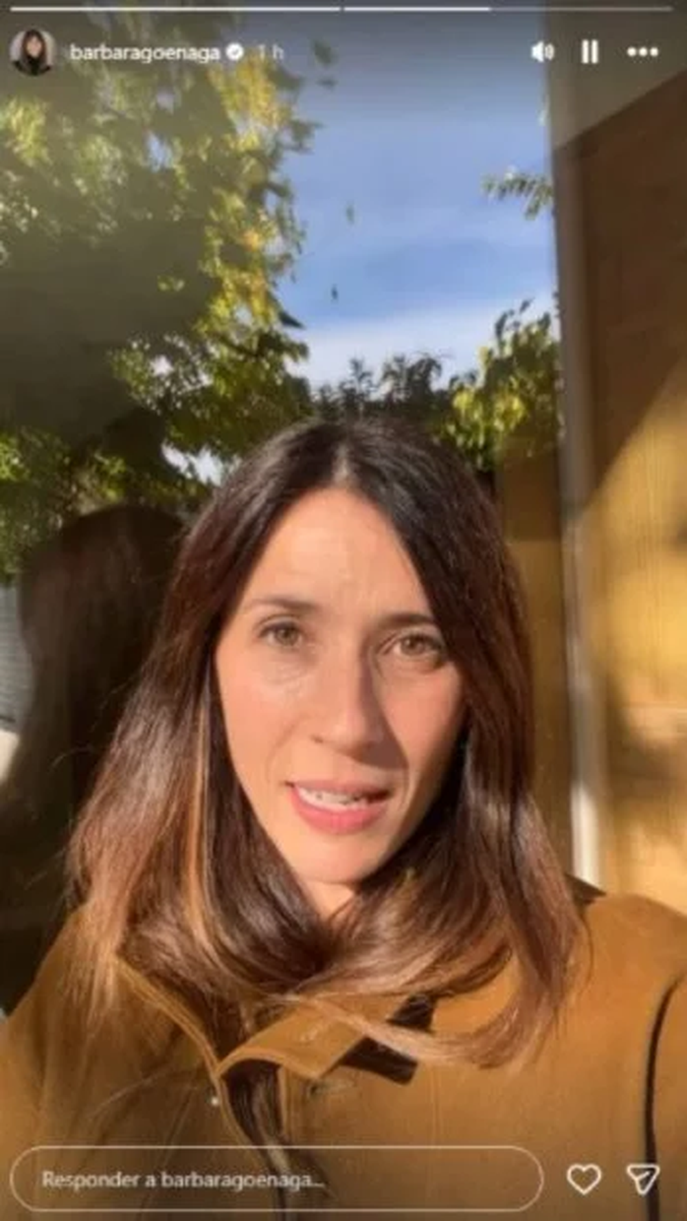 La actriz Bárbara Goenaga, pareja de Borja Sémper.&nbsp;