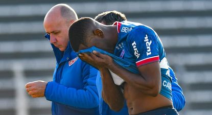 Gonzalo Carneiro se retiró llorando en el partido entre Nacional ante Danubio