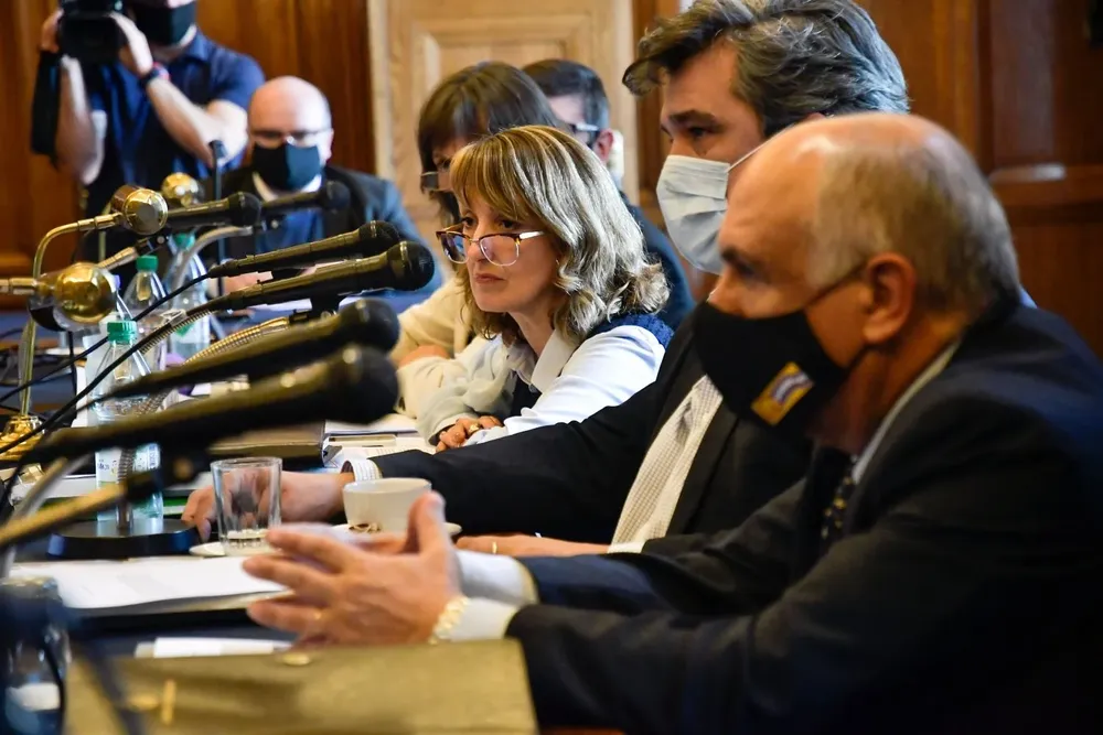 Archivo, Carmen Asiaín y Guillermo Domenech