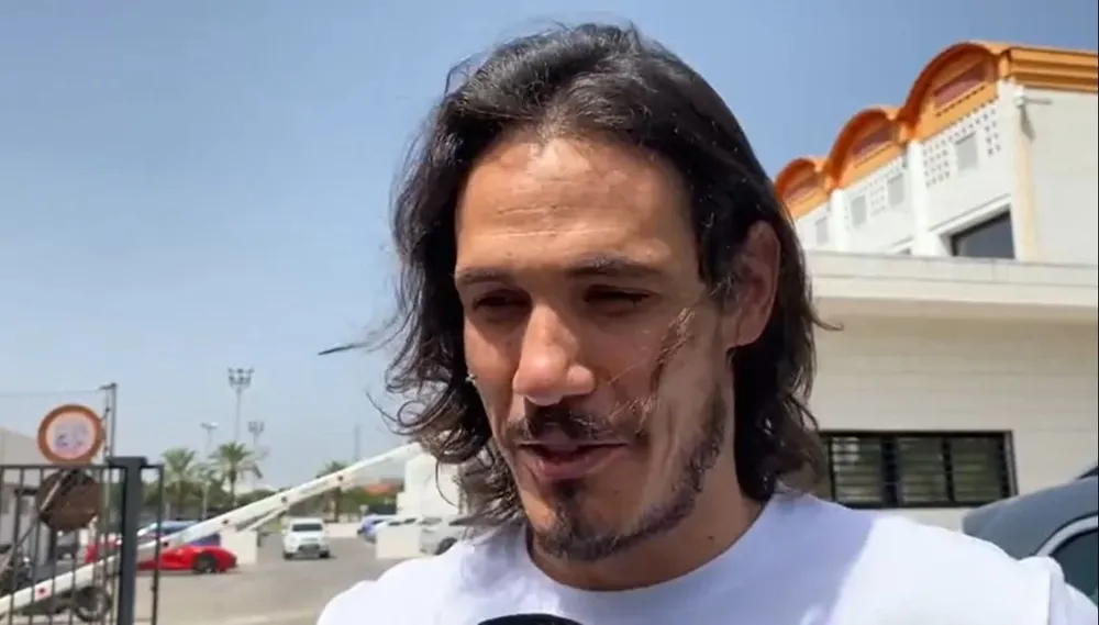 Cavani en Valencia