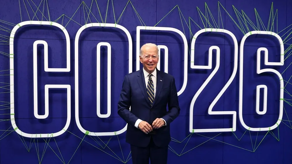 Joe Biden, Presidente de E.E.U.U, en la COP26