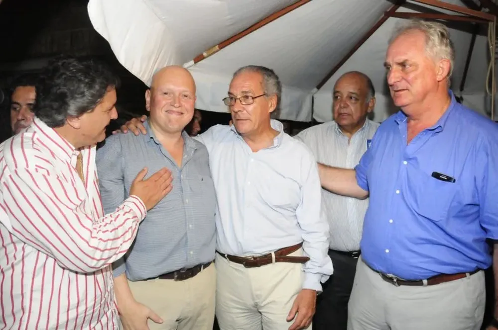 Ache y Rodríguez tras las elecciones; junto a ellos Durán, Turcatti y Martínez