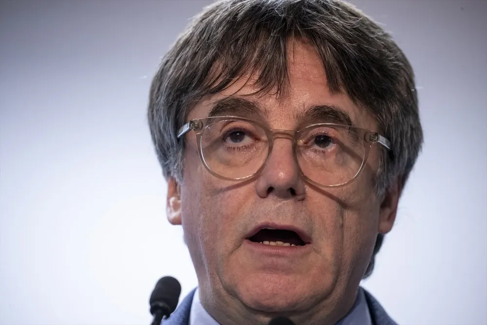 El expresidente de la Generalitat y eurodiputado de Junts, Carles Puigdemont.