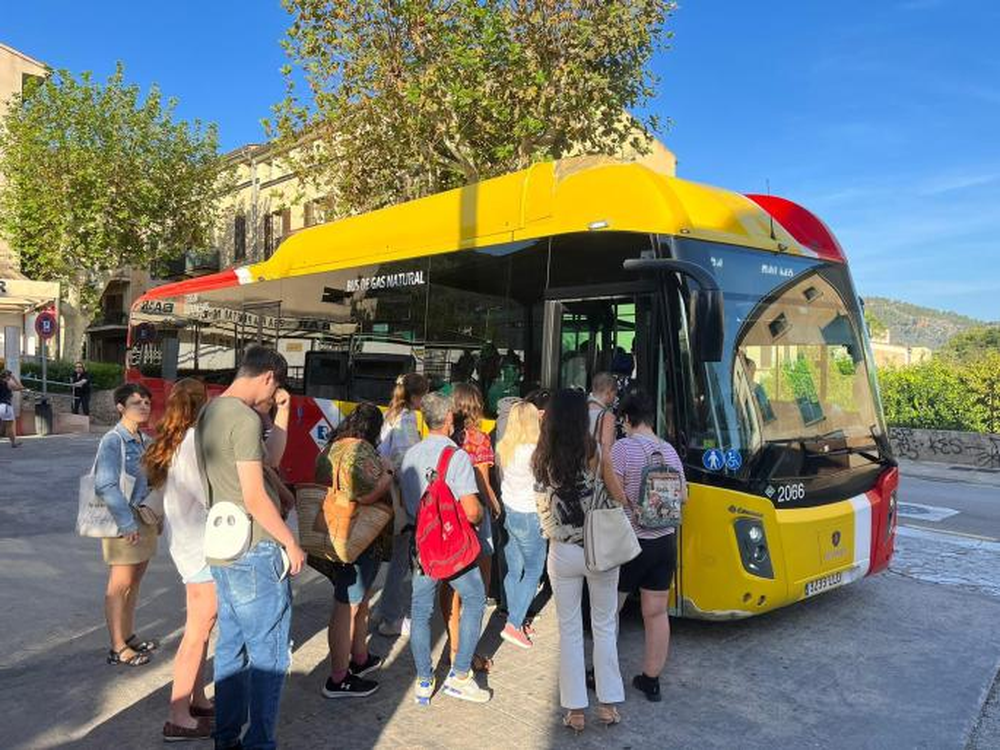 Autobús de la empresa de transporte de Palma.