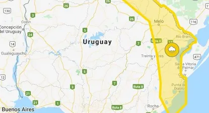 alerta amarilla para zonas del norte y este