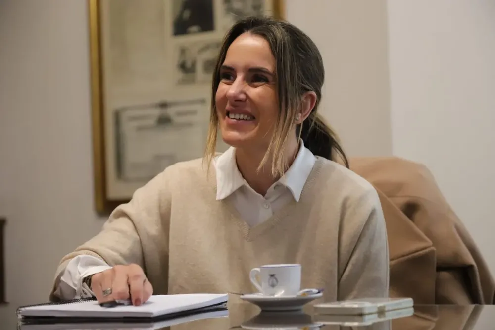 La precandidata colorada Carolina Ache