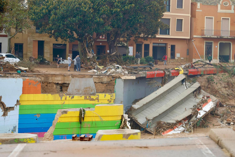 El desborde del río Guadahorce arrasó las ramblas.