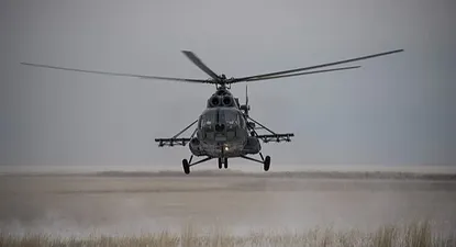 El piloto Maxim Kuzmínov escapó del ejército ruso con su helicóptero.