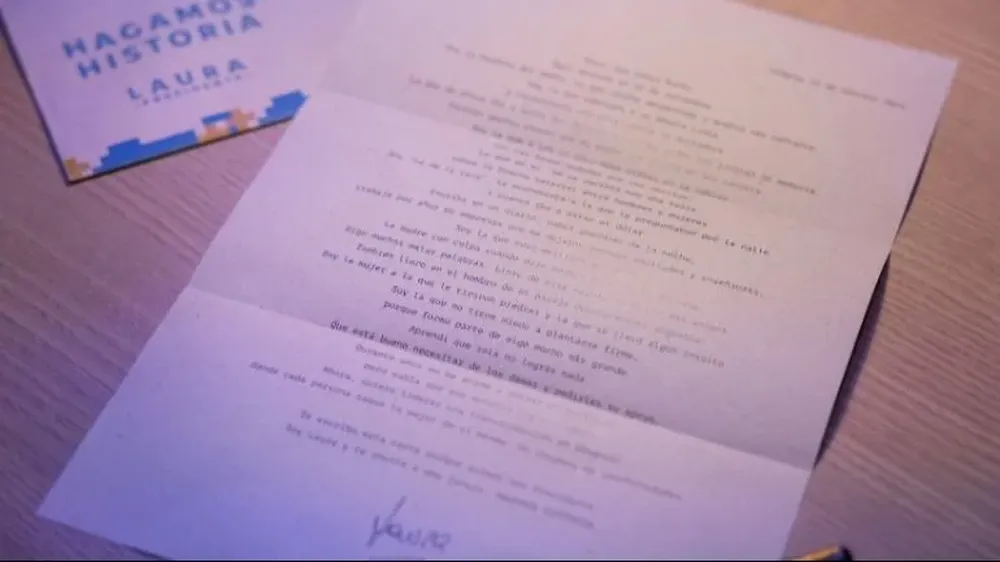 La carta de Laura Raffo.