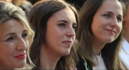 Yolanda Díaz, Irene Montero e Ione Belarra