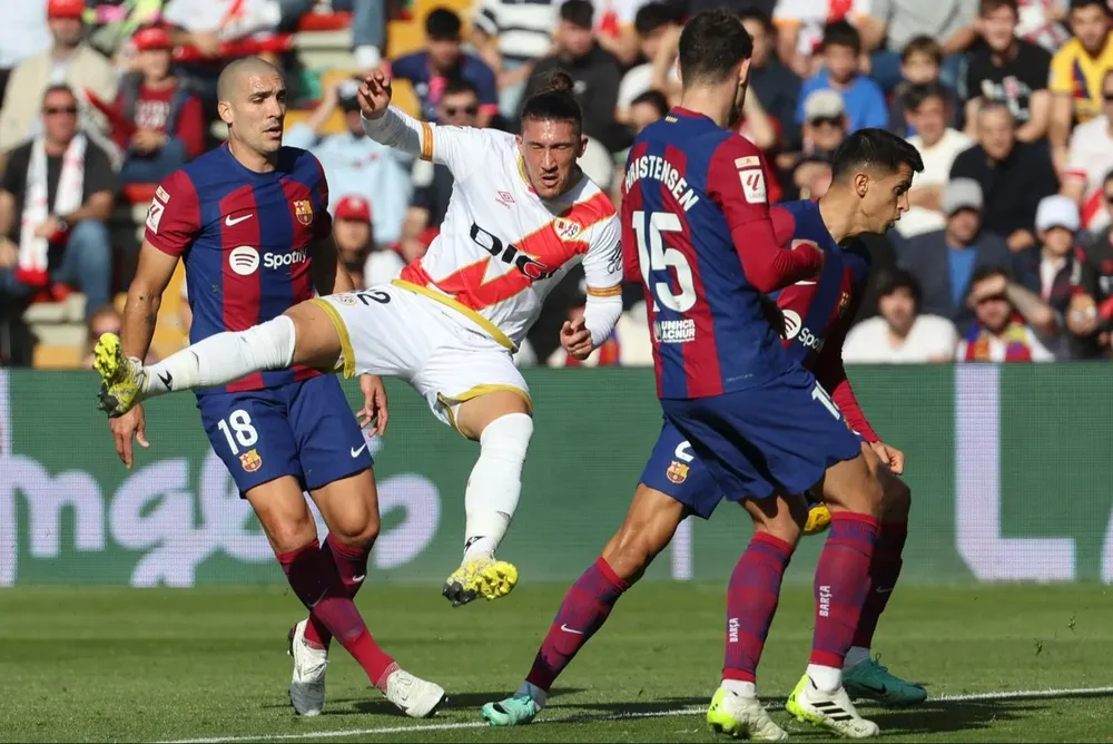 Alfonso Espino durante el partido de este sábado contra Barcelona