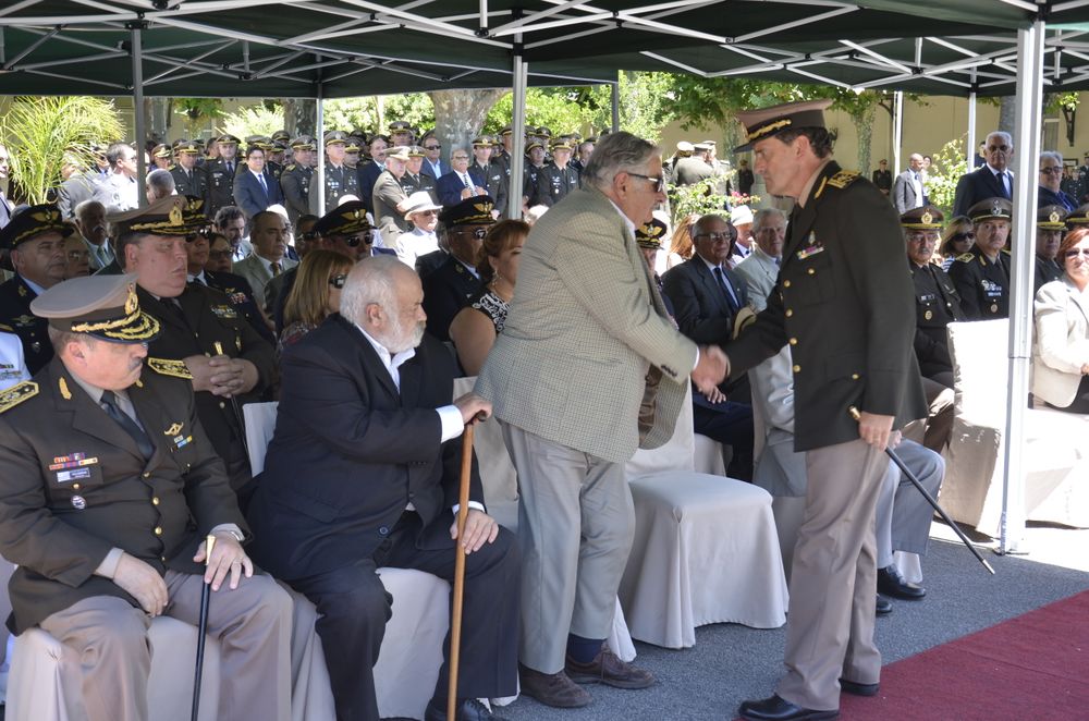 José Mujica junto a Guido Manini Rios durante su presidencia