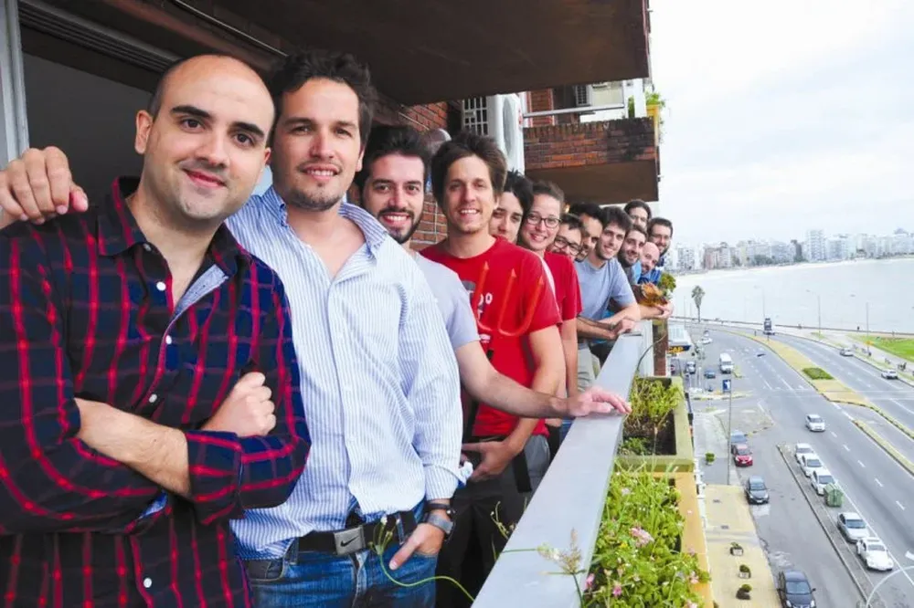 El equipo de Tryolabs en sus oficinas de Montevideo