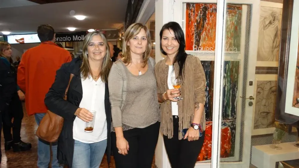 Mónica Colombo, Adriana García y Lourdes Rayas