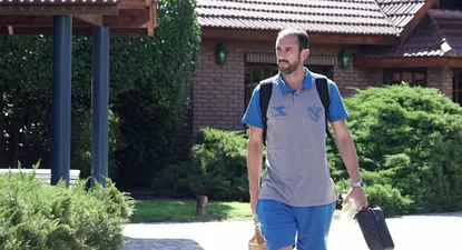 Diego Godín en su vuelta a Vélez tras el Mundial Qatar 2022