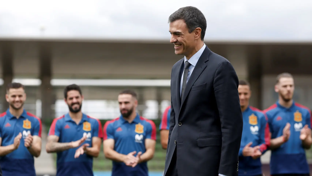 Pedro Sánchez y la selección española
