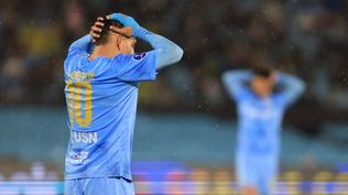 Esteban Obregón de Montevideo City Torque se toma la cabeza por la eliminación de la final de la Copa Sudamericana ante Atlético Mineiro, pese al triunfo por 2-0