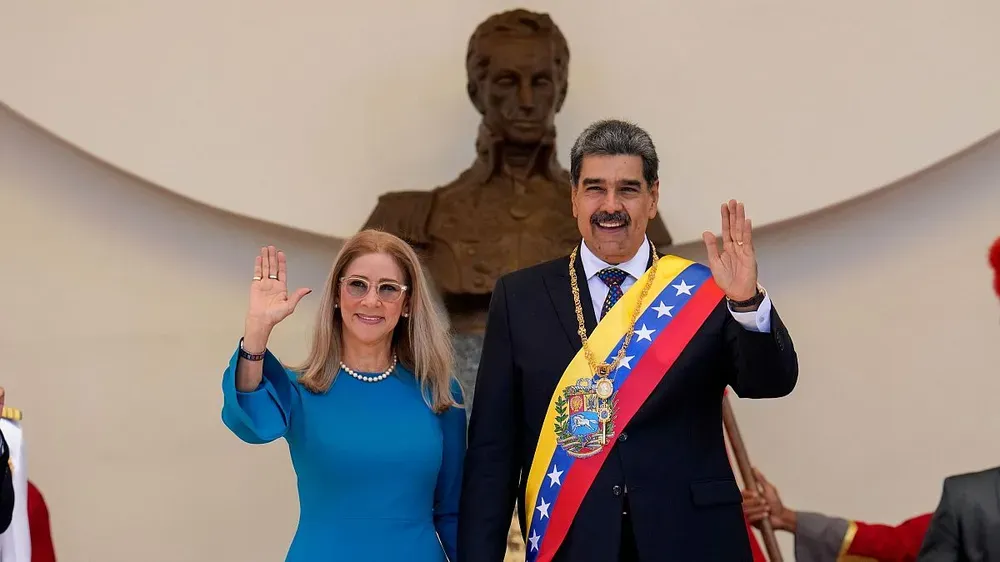 Nicolás Maduro y Cilia Flores