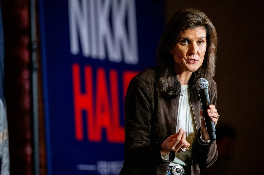 Nikki Haley cayó frente a la opción “ninguno de los candidatos”.
