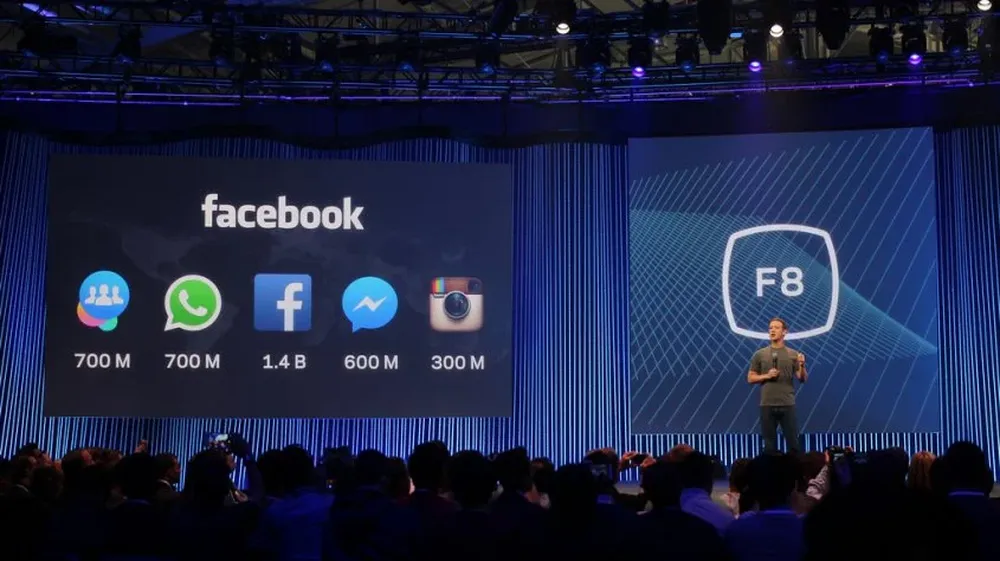 Mark Zuckerberg durante el Facebook F8 de 2015