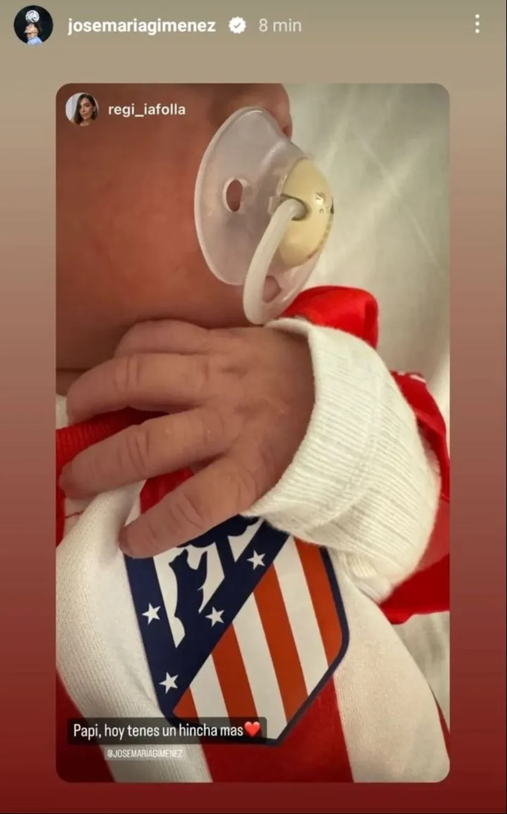 El posteo de Regia Iafolla