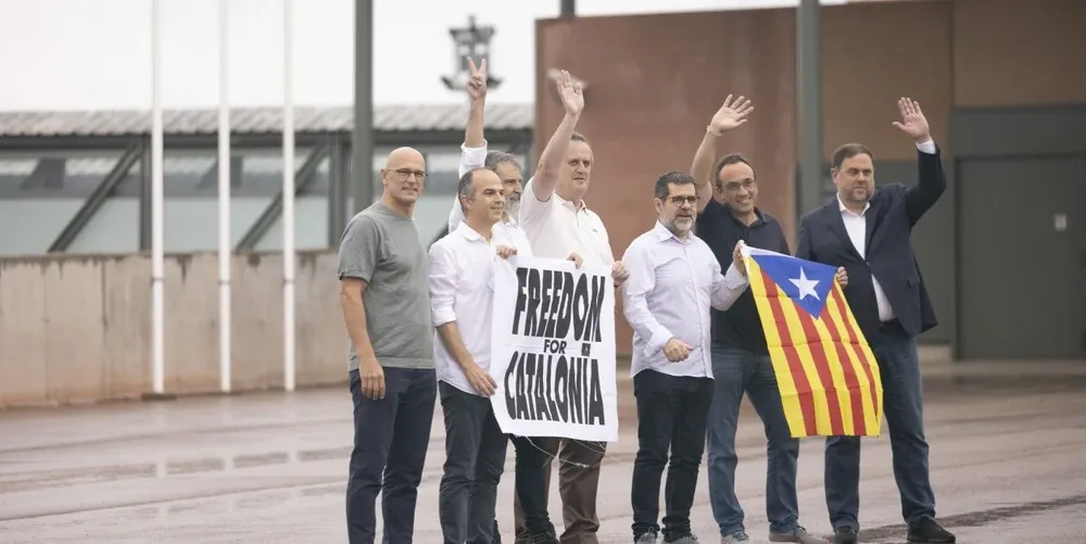 Los líderes independentistas condenados por el Tribunal Supremo.