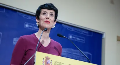 La ministra de Inclusión, Seguridad Social y Migraciones, Elma Saiz.