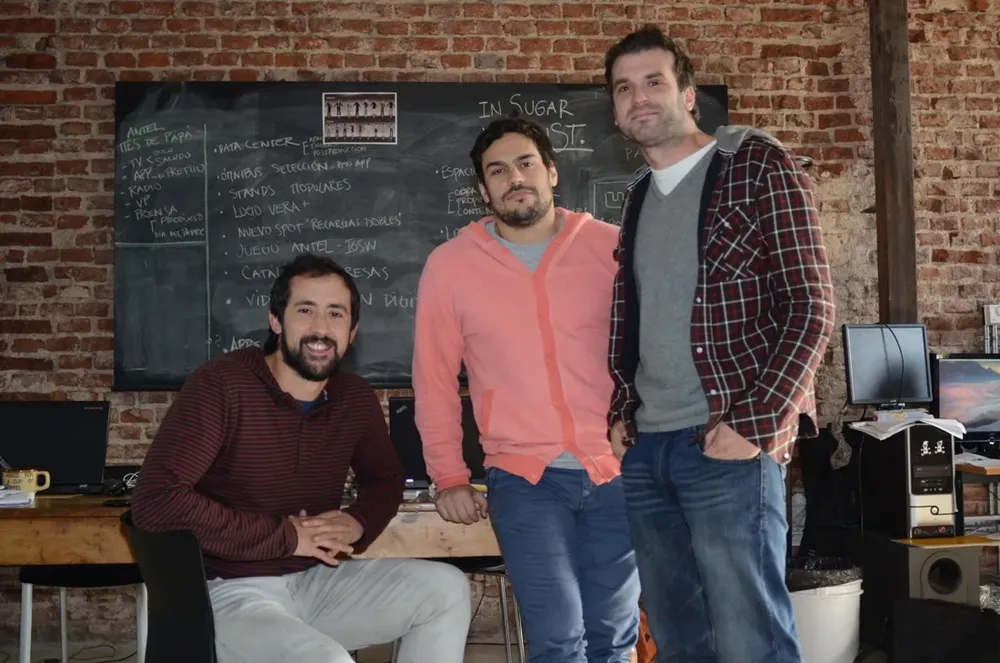 Jorge González, Diego Román y Sebastián Mir.