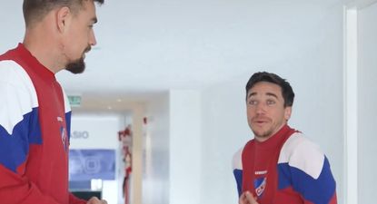 Sebastián Coates y Mauricio Pereyra juntos en Nacional