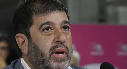 El presidente del Frente Amplio, Fernando Pereira