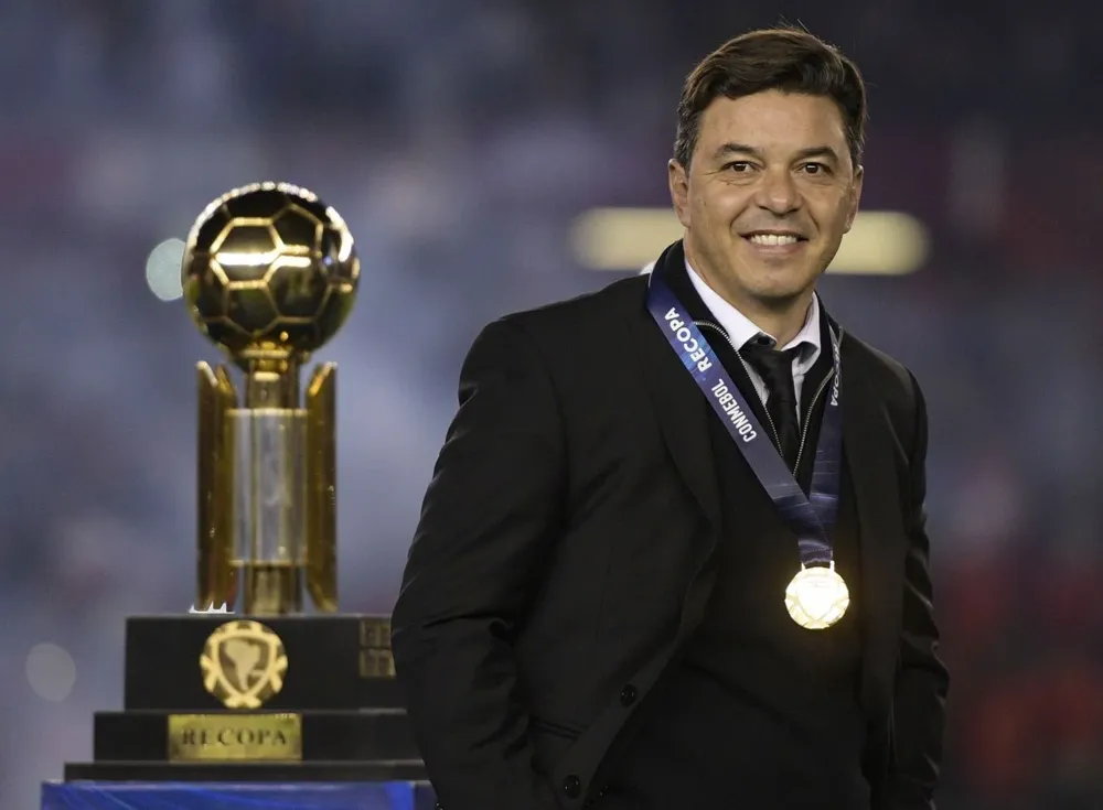 Marcelo Gallardo ganó todo con River Plate