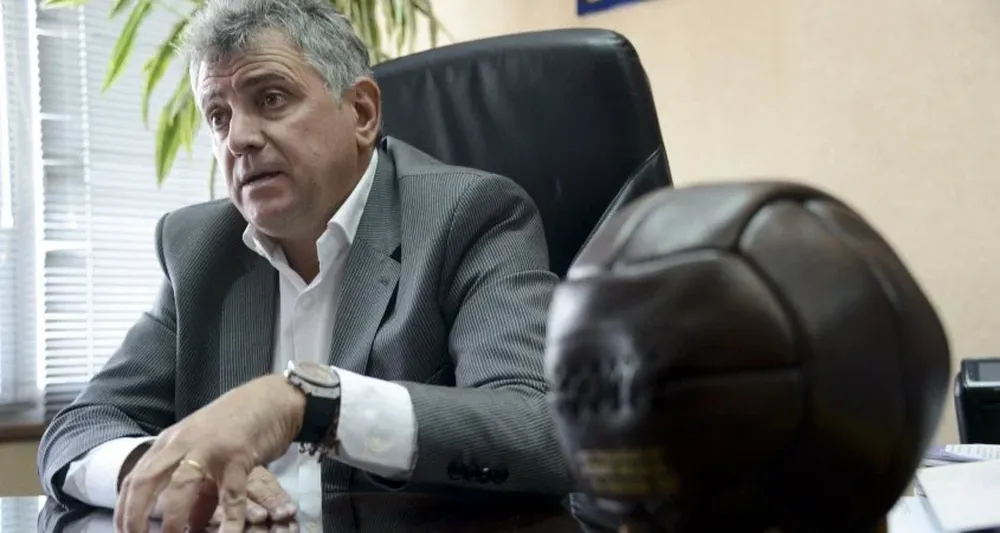 Wilmar Valdez, presidente de la Asociación Uruguaya de Fútbol.