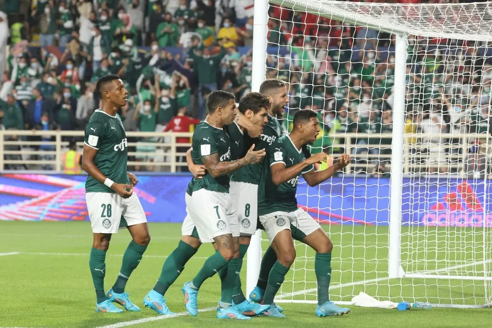 Festejo del gol de Dudu