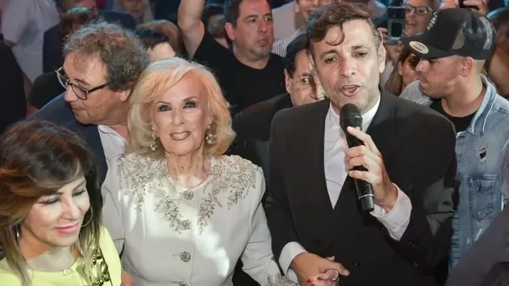 Mirtha Legrand y Martín Bossi