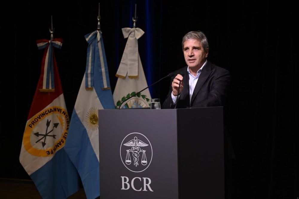 Luis Caputó habló en la Bolsa de Comercio de Rosario.