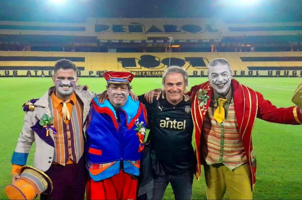 Camilo Abella, el Canario Villalba, Carlos Abella y Pinocho Routin