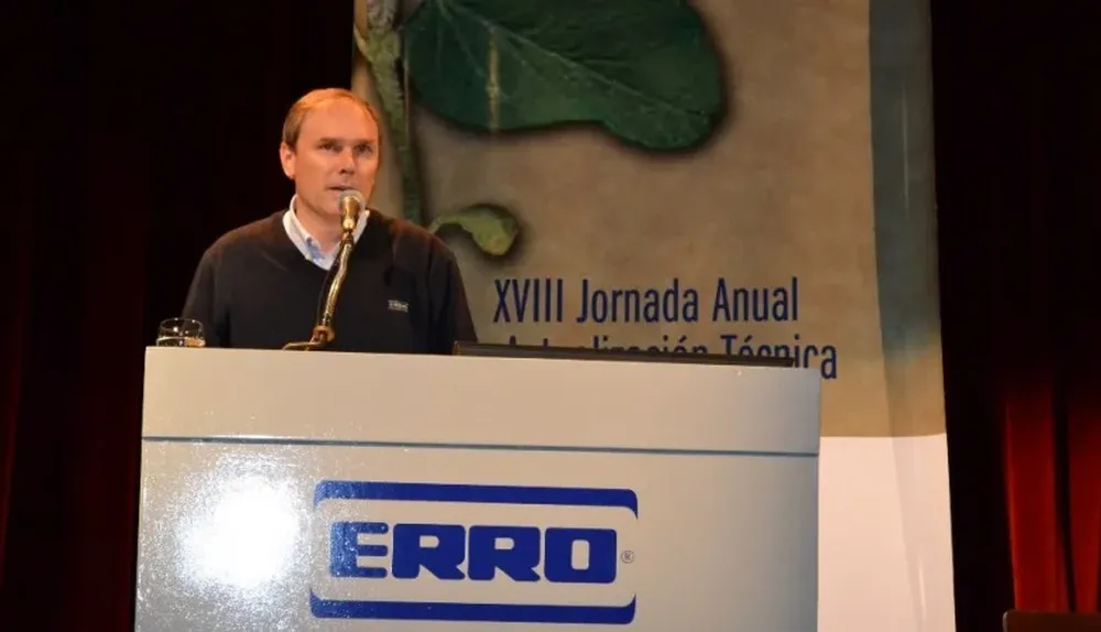 Germán Bremermann en la jornada de Erro