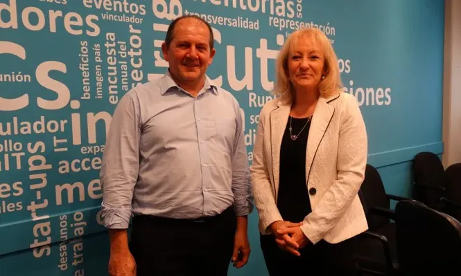 Alvaro Lamé y Carolina Cosse