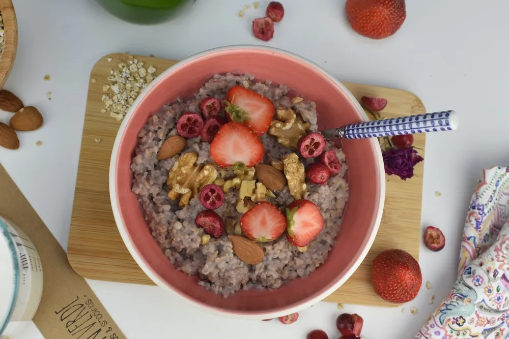 Granola a base de avena