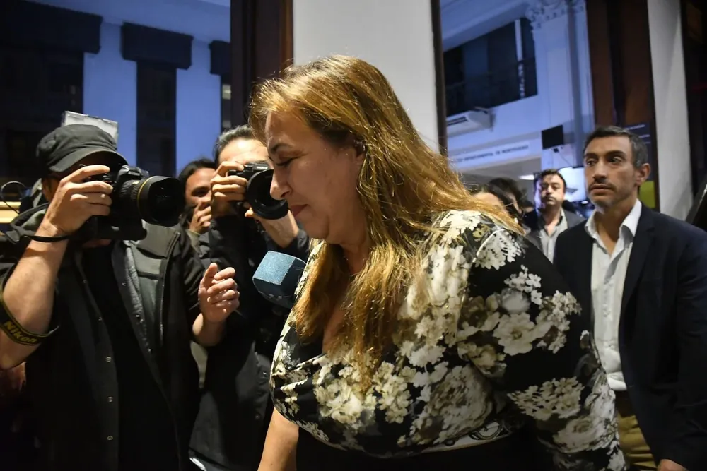 Irene Moreira en su última conferencia en el Ministerio de Vivienda y Ordenamiento Territorial