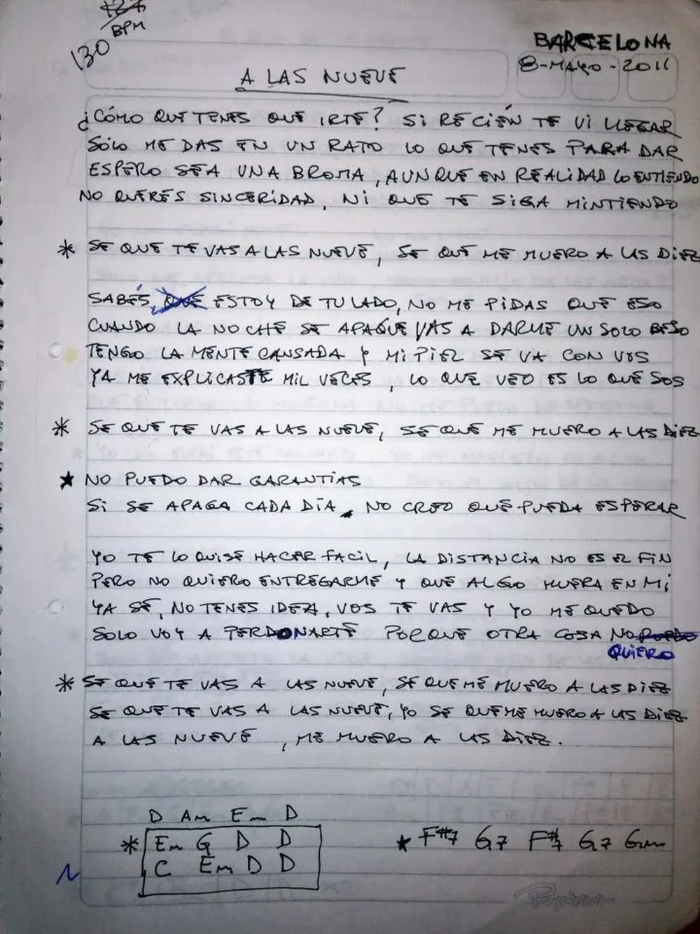 A las nueve, de No te va a gustar