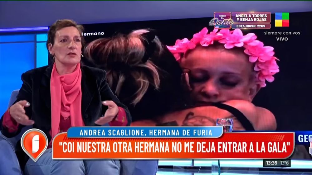 Andrea, la hermana de Furia, destapó todos los conflictos familiares