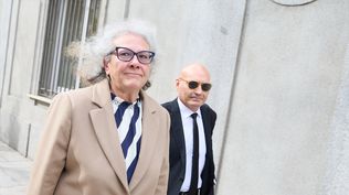 La empresaria, Carmen Pano, a su salida de declarar en el Tribunal Supremo.