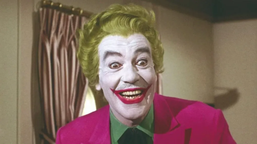 Cesar Romero como El Guasón en la serie Batman
