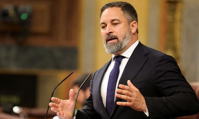 El líder de Vox, Santiago Abascal