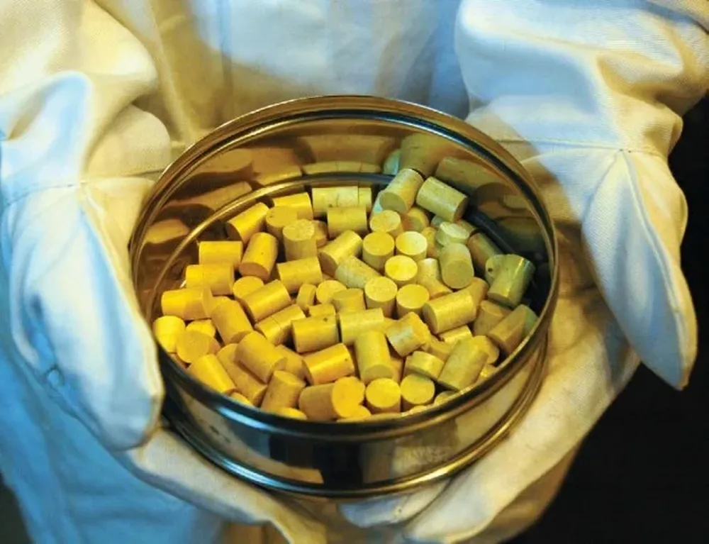 Torio en el centro de investigación atómica Bhabha, en Bombay, India